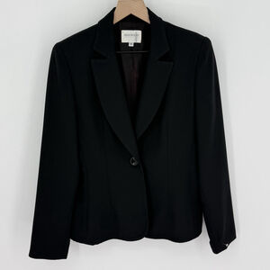 Hugo Buscati Single Button Black Blazer Women’s Size 10